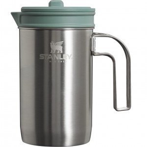 Stanley Adventure All-In-One Boil + Brew French Press Stainless Steel Shale | WK6794158