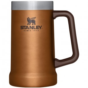 Stanley Adventure Big Grip Beer Stein | 24oz Mugs Maple | QV4685097