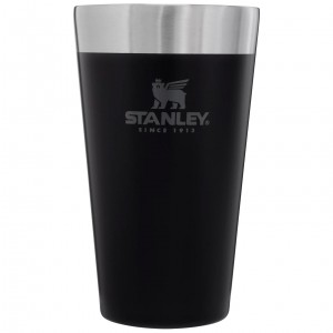 Stanley Adventure Stacking Stainless Steel Beer Pint | 16oz Tumbler Matte Black | JD4197260