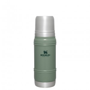 Stanley Artisan Thermal Bottle | 20 OZ Hammertone Green | LU7143065