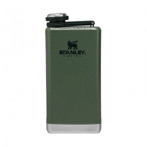 Stanley Classic Hip Flask | 8oz Vacuum Insulated Hammertone Green | RT0358169