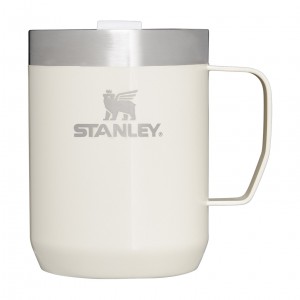 Stanley Classic Legendary Camp Mug | 12 OZ | Travel Tumbler Cream Gloss | GP2740639