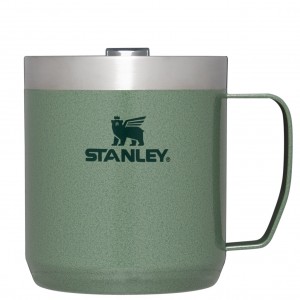 Stanley Classic Legendary Camp Mug | 12 OZ | Travel Tumbler Hammertone Green | SY8310264