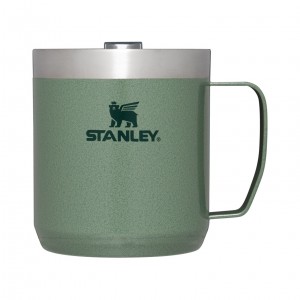 Stanley Classic Legendary Camp Mug | 12 OZ | Travel Tumbler Hammertone Green | JS1093728