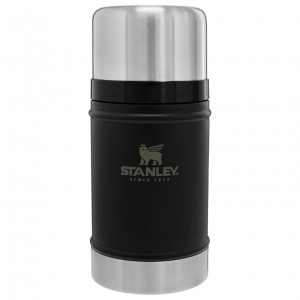 Stanley Classic Legendary Insulated Food Jar + Storage | 24oz Matte Black | XK6231874