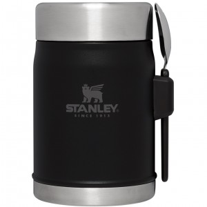 Stanley Classic Legendary Insulated Food Jar + Spork | 14 OZ Matte Black | GS5670342