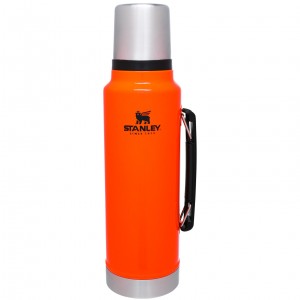 Stanley Classic Legendary Vacuum Insulated Bottle | Sportsman | 1.5 QT Blaze Orange | GR0174956