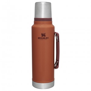 Stanley Classic Legendary Vacuum Insulated Bottle | 1.5 QT Hammertone Clay | HW8024617