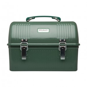 Stanley Classic Metal Lunch Box | 10 oz | Stainless Steel Hammertone Green | CQ3265741