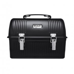 Stanley Classic Metal Lunch Box | 10 oz | Stainless Steel Matte Black | BG4326859