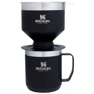 Stanley Classic Perfect-Brew Pour Over Set | Camp Coffee Maker Matte Black | KD4379105