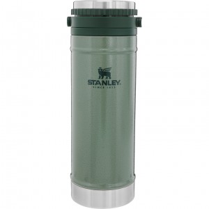 Stanley Coffee Mug w/ Integrated French Press | 16 oz Hammertone Green | WY3427896