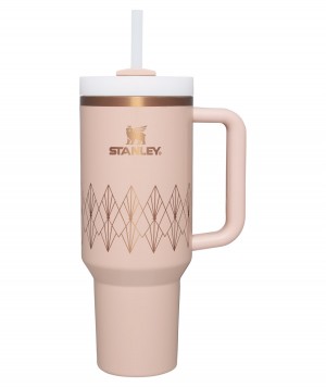 Stanley Deco Collection Quencher H2.0 FlowState™ Tumbler | 40 OZ Blush Gloss Deco | JG5174820