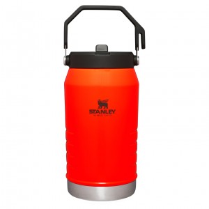 Stanley Hunt + Fish IceFlow Flip Straw Jug | 64 OZ Blaze Orange | HL0523481