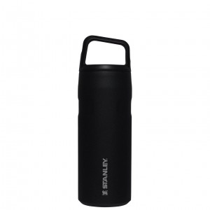 Stanley IceFlow™ Bottle with Cap and Carry+ Lid | 16 OZ Black Glimmer | OW1874053