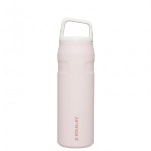 Stanley IceFlow™ Bottle with Cap and Carry+ Lid | 24 OZ Rose Quartz Glimmer | VL7098132