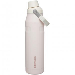 Stanley IceFlow Insulated Bottle with Fast Flow Lid | 36 OZ Rose Quartz Glimmer | GS1423759