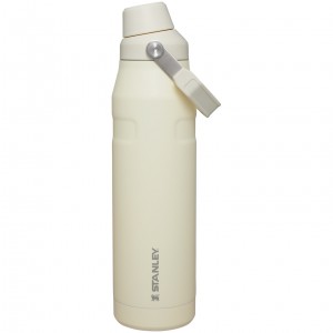 Stanley IceFlow Insulated Bottle with Fast Flow Lid | 36 OZ Cream Glimmer | BA2379610