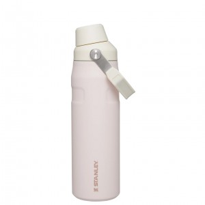 Stanley IceFlow Insulated Bottle with Fast Flow Lid | 24 OZ Rose Quartz Glimmer | EF9325816