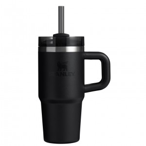 Stanley Quencher H2.0 Travel Tumbler With Handle & Straw | 20 OZ Black 2.0 | QV4196250