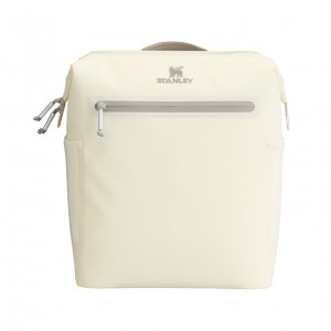 Stanley The All Day Madeleine Midi Cooler Backpack | 20 Can | 14.8 QT | 14.0 L Cream | GF9532046