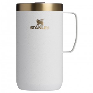 Stanley The Fall Refresh Stay Hot Camp Mug | 24 OZ Cream Moon | UT5620314