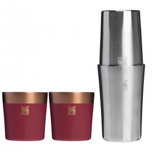 Stanley The Holiday Lifted Spirits Prismatic Craft Cocktail Set | 6 OZ& 12 OZ Gilded Pomegranate | WH4152803