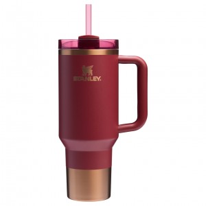 Stanley The Holiday Quencher H2.0 FlowState™ Tumbler | 40 OZ Gilded Pomegranate | BG0672945