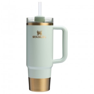 Stanley The Holiday Quencher H2.O FlowState™ Tumbler | 30 OZ Gilded Celadon | JG1904825