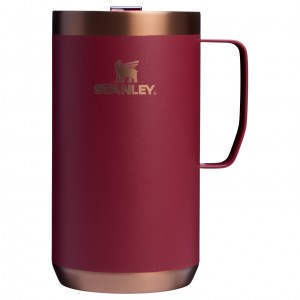 Stanley The Holiday Stay-Hot Camp Mug | 24 OZ Gilded Pomegranate | QD8097156