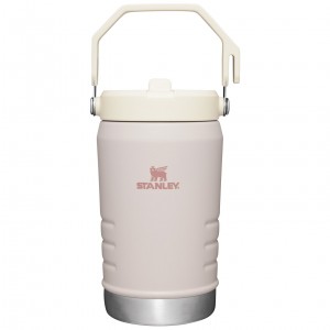 Stanley The IceFlow Flip Straw Jug | 40 OZ | Insulated Water Jug Rose Quartz | JQ2190648