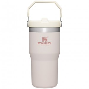 Stanley The IceFlow Flip Straw Tumbler | 20 OZ | Insulated Water Bottle Rose Quartz | AQ1270385