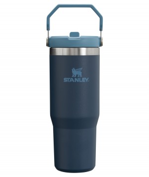 Stanley The IceFlow Flip Straw Tumbler | 30 OZ | Insulated Water Navy | OR3610548