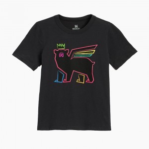 Stanley The Kids Neon Bear Tee Black | TN4276918