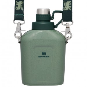 Stanley The Legendary Classic Insulated Canteen | 1.1QT Hammertone Green | TS4578326