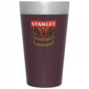 Stanley The Milestones Stacking Beer Pint | 16 OZ | Insulated Stainless Steel 1940 Garnet Gloss | CZ9387420