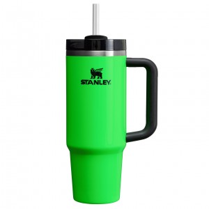 Stanley The Neon Quencher H2.0 FlowState™ Tumbler | 30 OZ Neon Green | CF9624180