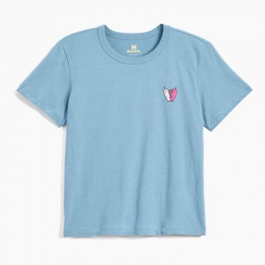 Stanley The Stanley Quencher Love Women’s Boxy Tee Indigo | GN7926405