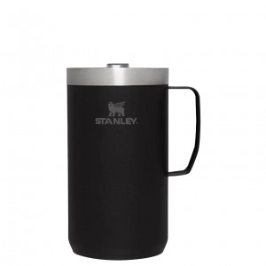 Stanley The Stay-Hot Camp Mug | 24 OZ - Stanley Create Matte Black | OG5942068