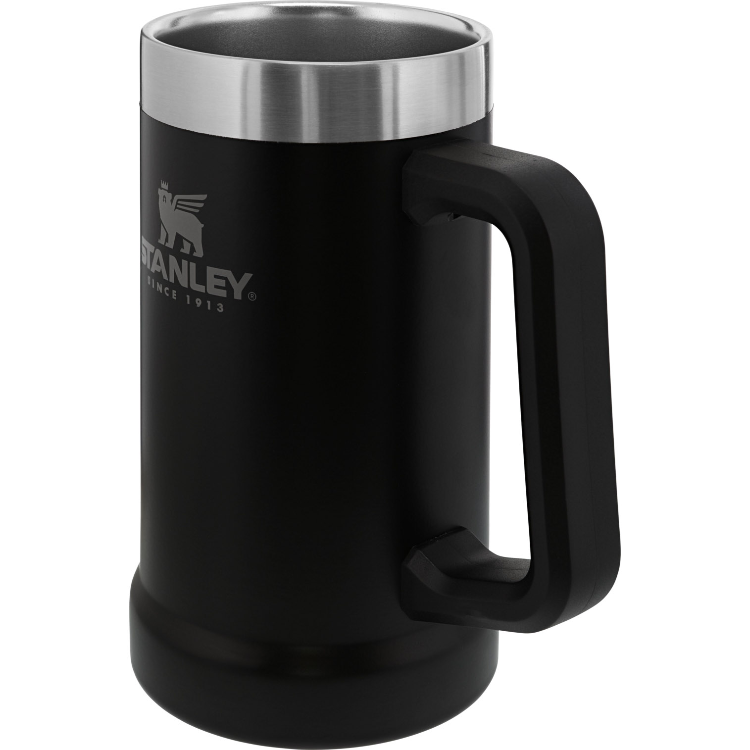 Stanley Adventure Big Grip Beer Stein | 24oz Mugs Matte Black | PO4760389