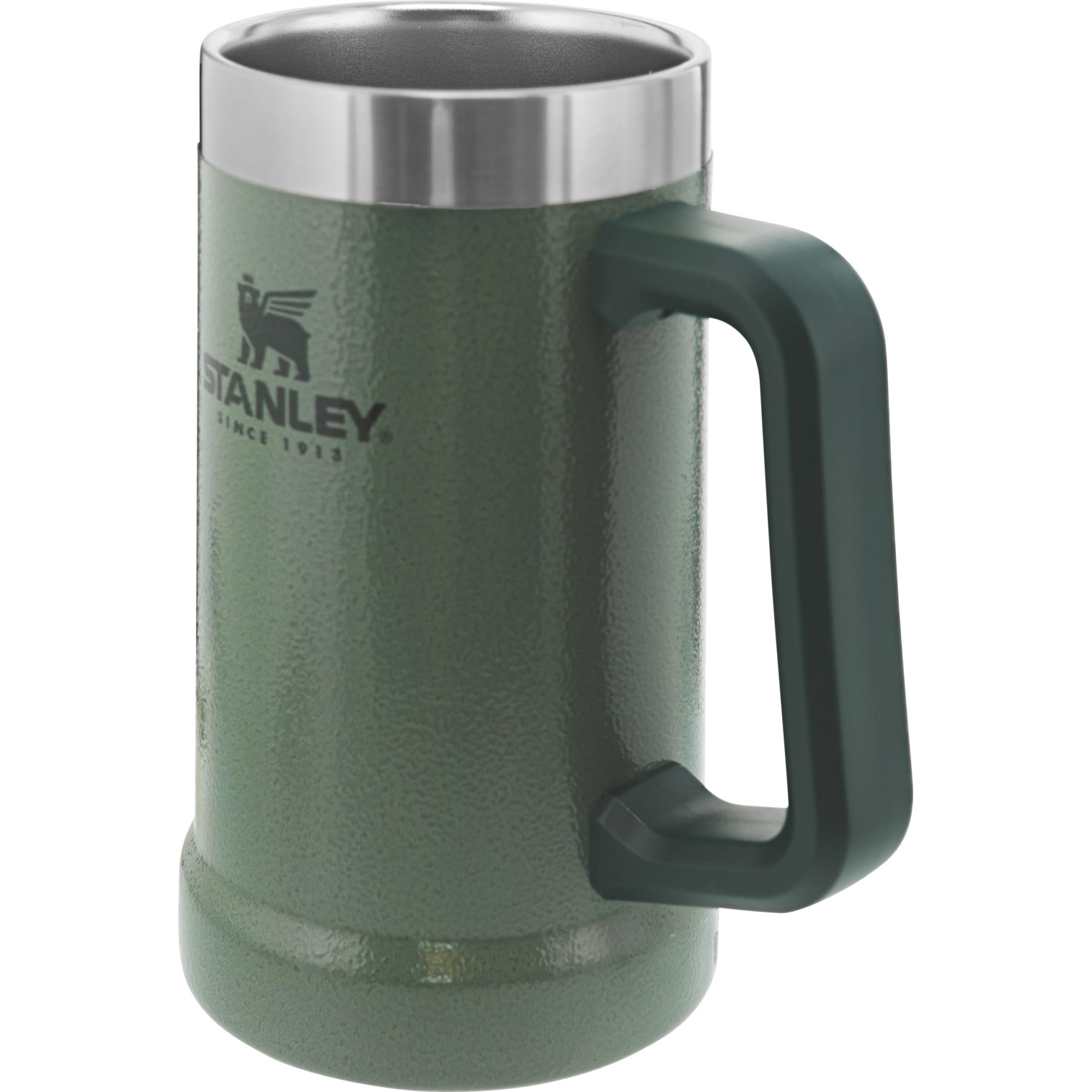 Stanley Adventure Big Grip Beer Stein | 24oz Mugs Hammertone Green | PQ0263417