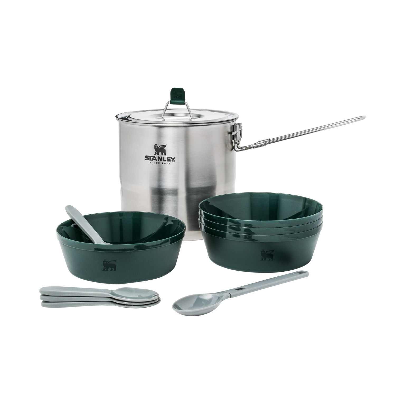 Stanley Adventure Cook Set For Four | 2.6 QT Camping Cookware Stainless | RI2097438