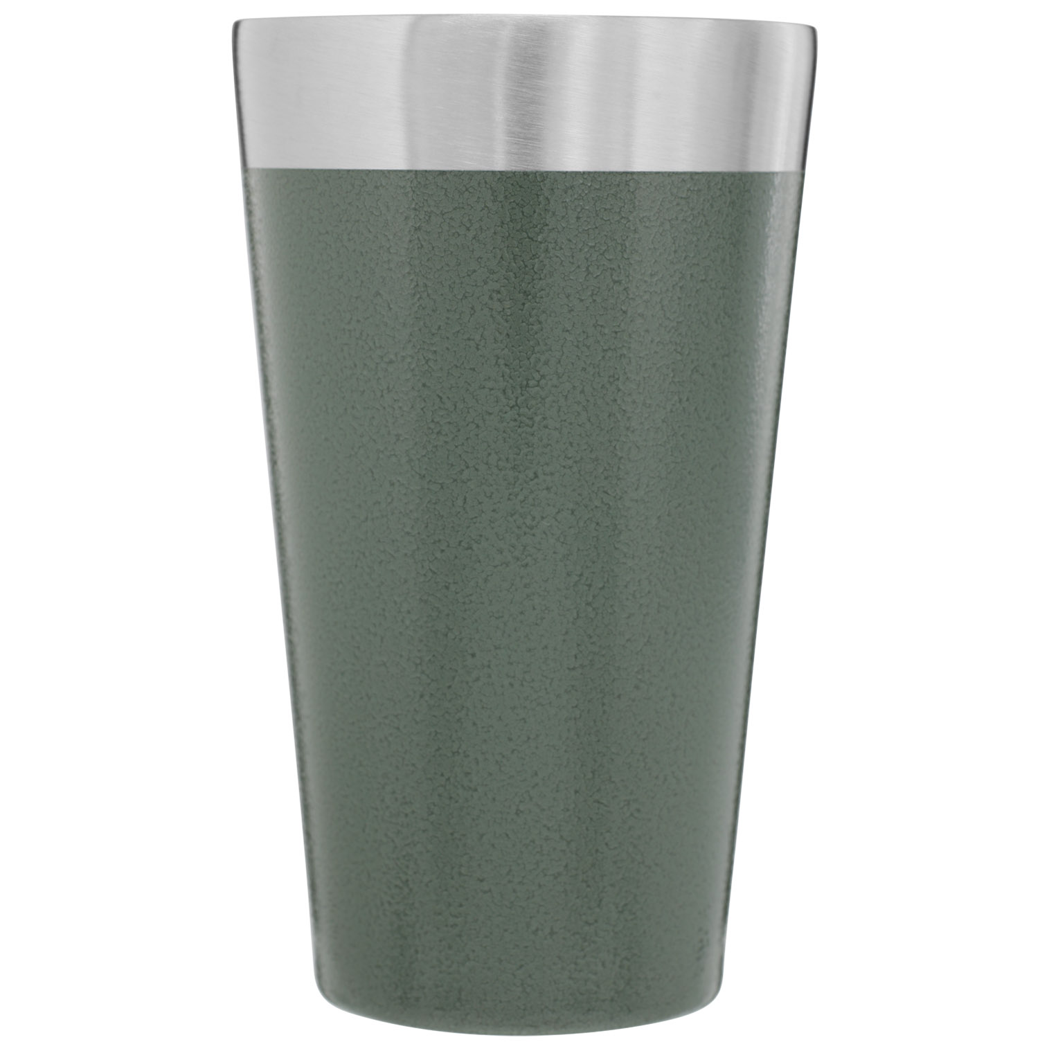 Stanley Adventure Stacking Stainless Steel Beer Pint | 16oz Tumbler Hammertone Green | KW3189027