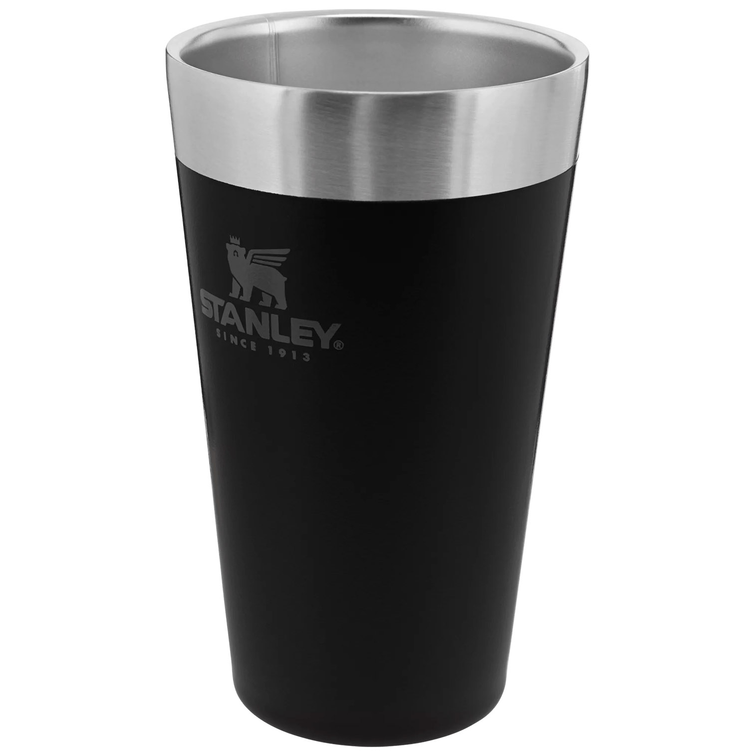 Stanley Adventure Stacking Stainless Steel Beer Pint | 16oz Tumbler Matte Black | JD4197260