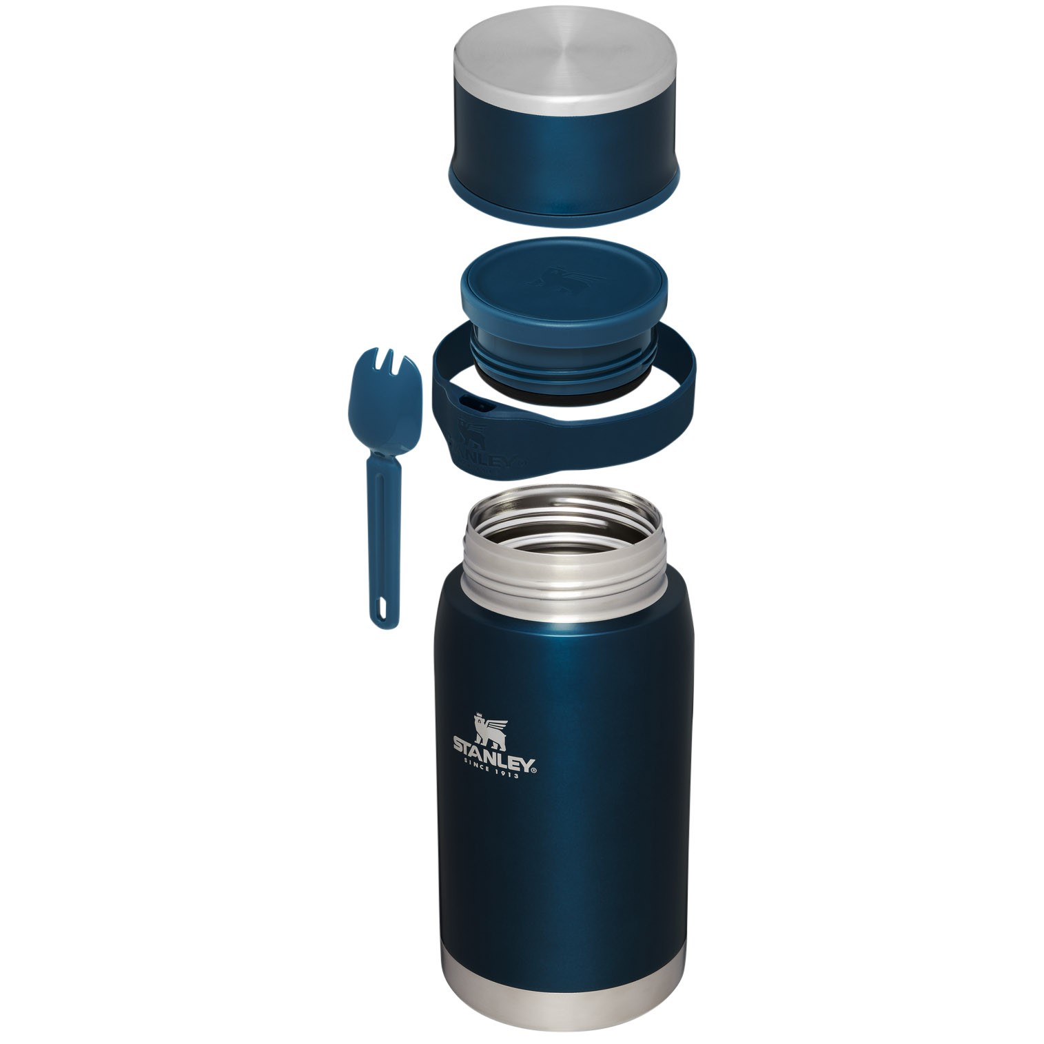 Stanley Adventure To-Go Food Jar + Spork | 36 OZ Blue Glow | VF1946832