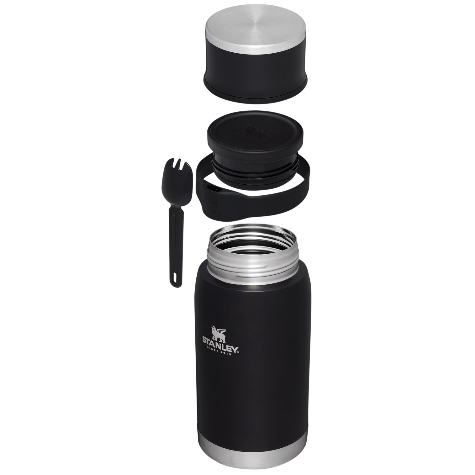 Stanley Adventure To-Go Food Jar + Spork | 36 OZ Black Glow | RC4185670