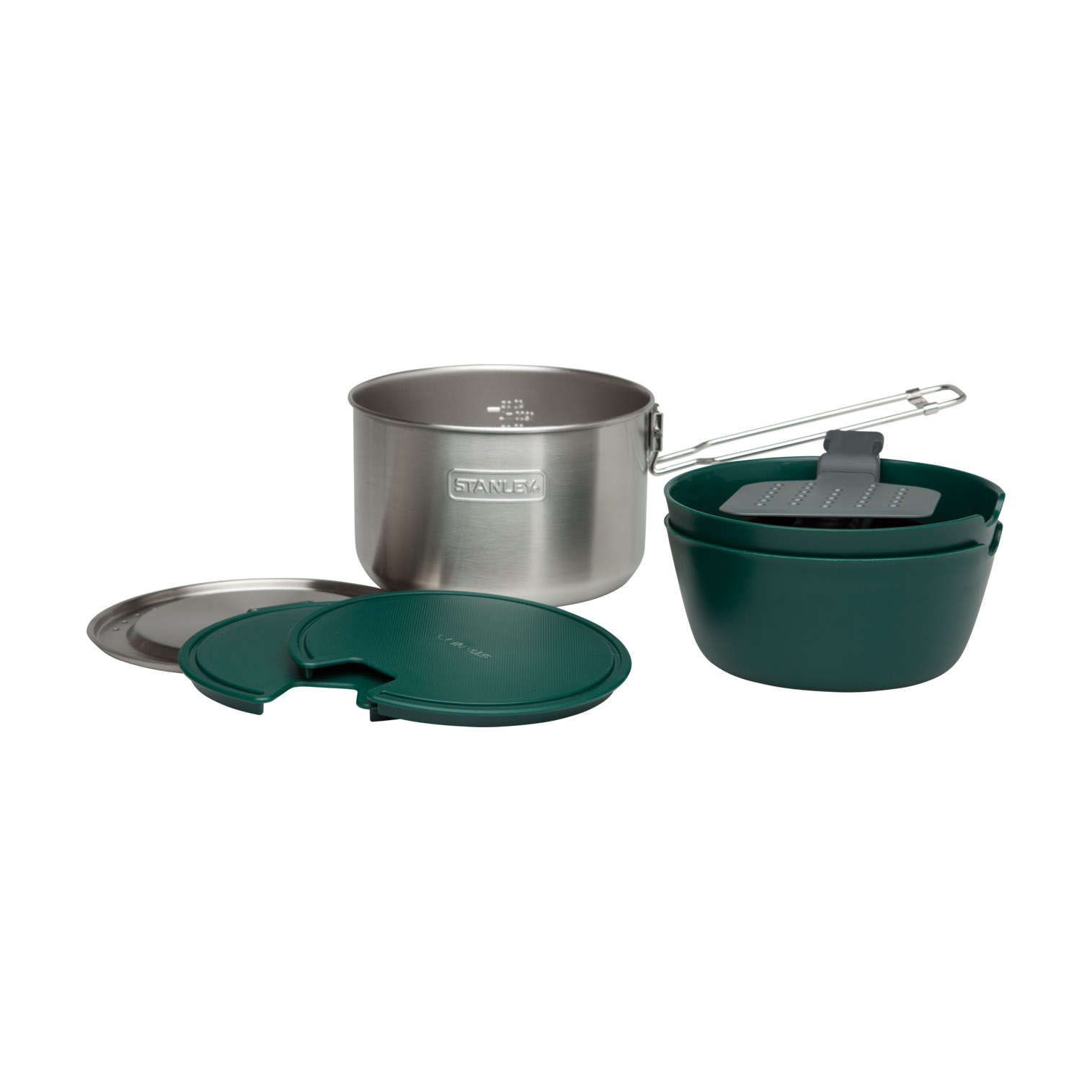 Stanley All-In-One Two Bowl Cook Set | Stainless Steel Camp Cookware Stainless | GR0276183