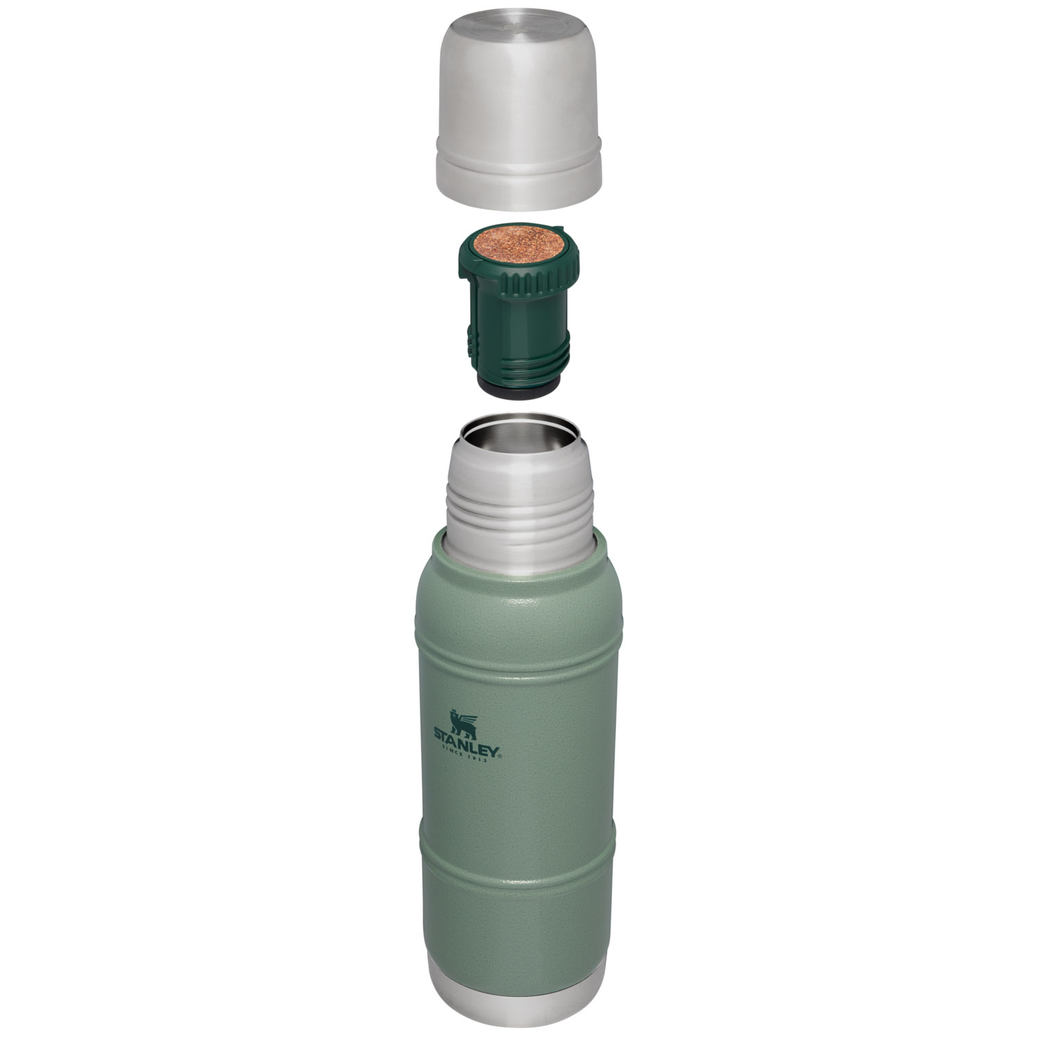 Stanley Artisan Thermal Bottle | 1.1QT Hammertone Green | SQ3562794