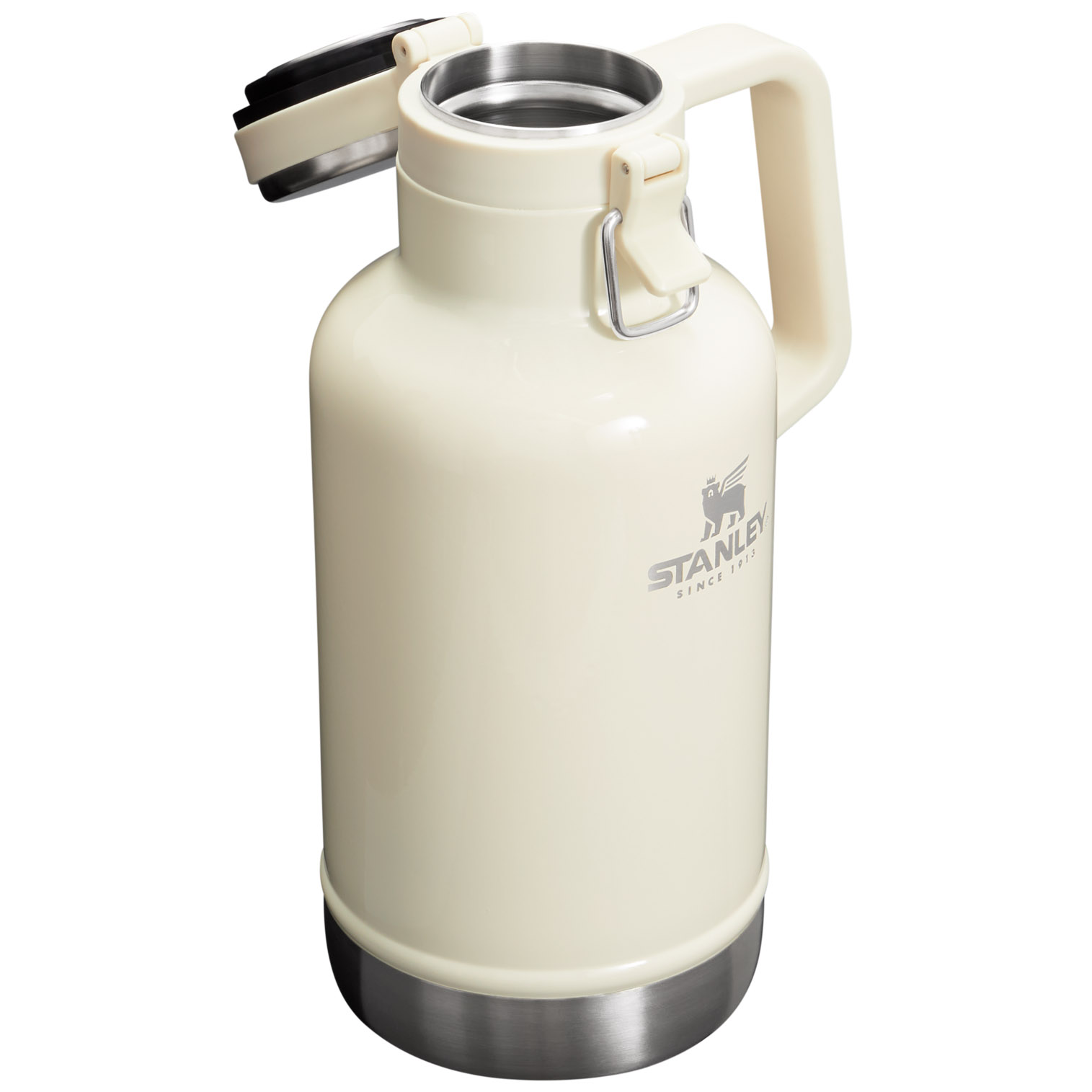 Stanley Classic Easy-Pour Insulated Beer Growler | 64 oz Cream Gloss | QK9580642