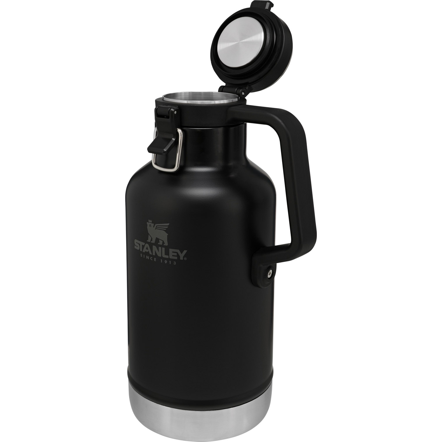 Stanley Classic Easy-Pour Insulated Beer Growler | 64 oz Matte Black | GK0395261